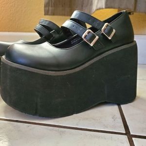 Demonia Kera-08 Platform Maryjanes Size 8